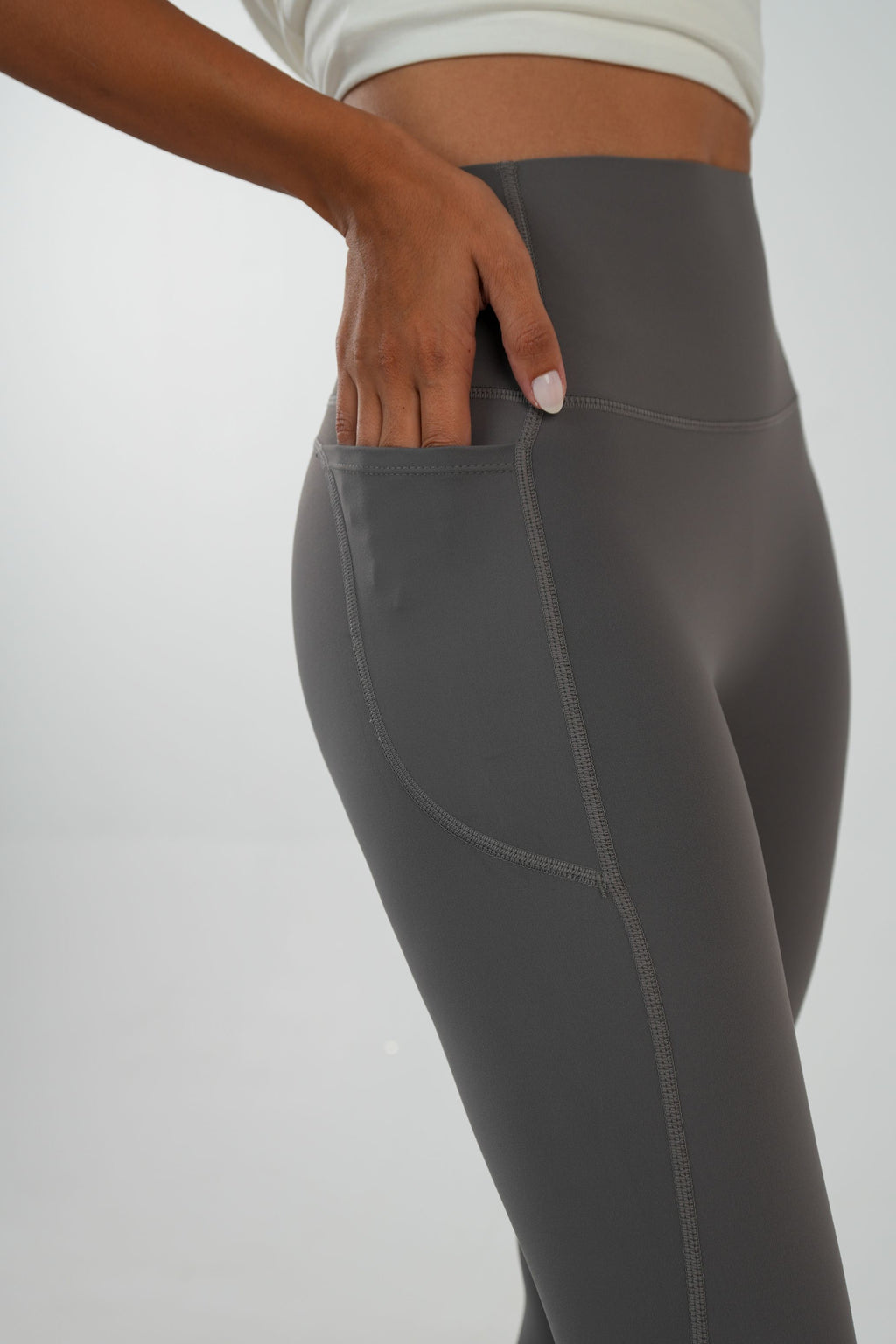 Softreme+ High Rise w/ Side Pockets In Grey