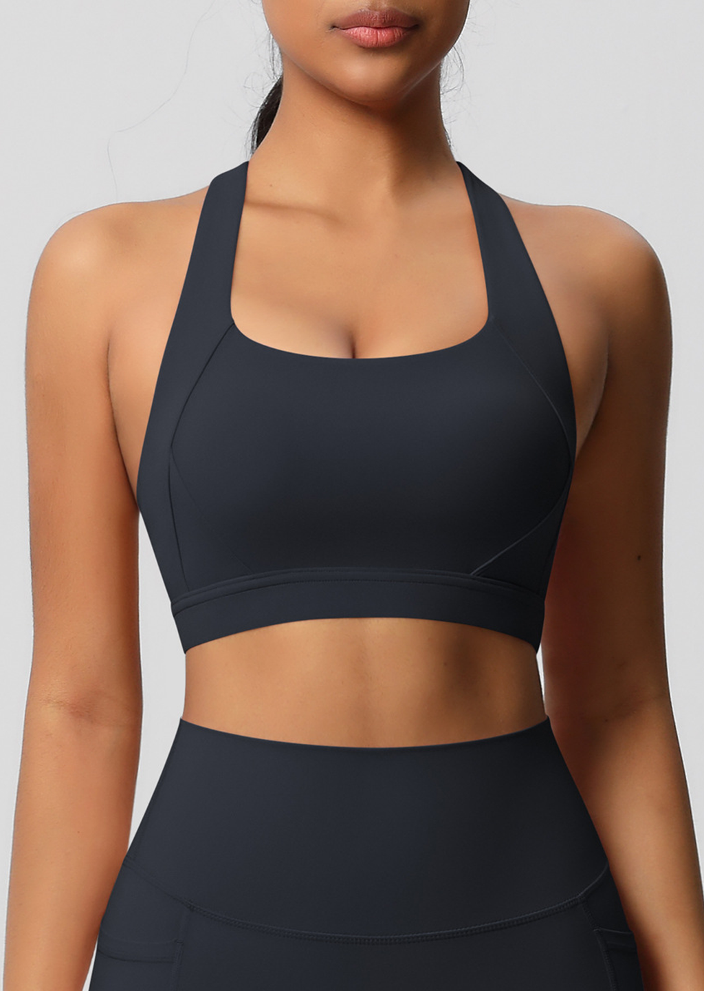 Energy Bra Black- High Support C-DD Cups