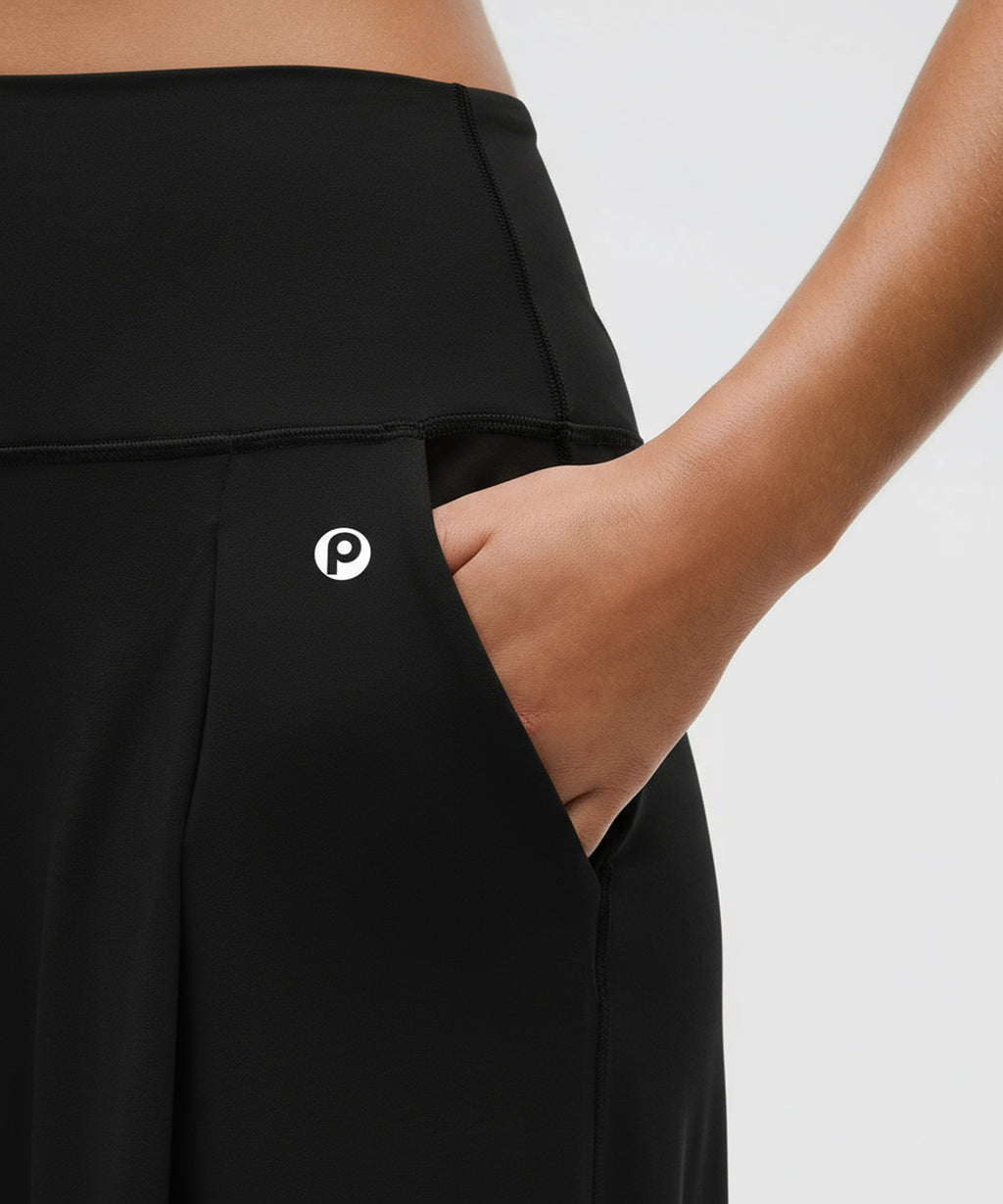 Black Soft Touch Palazzo Pants