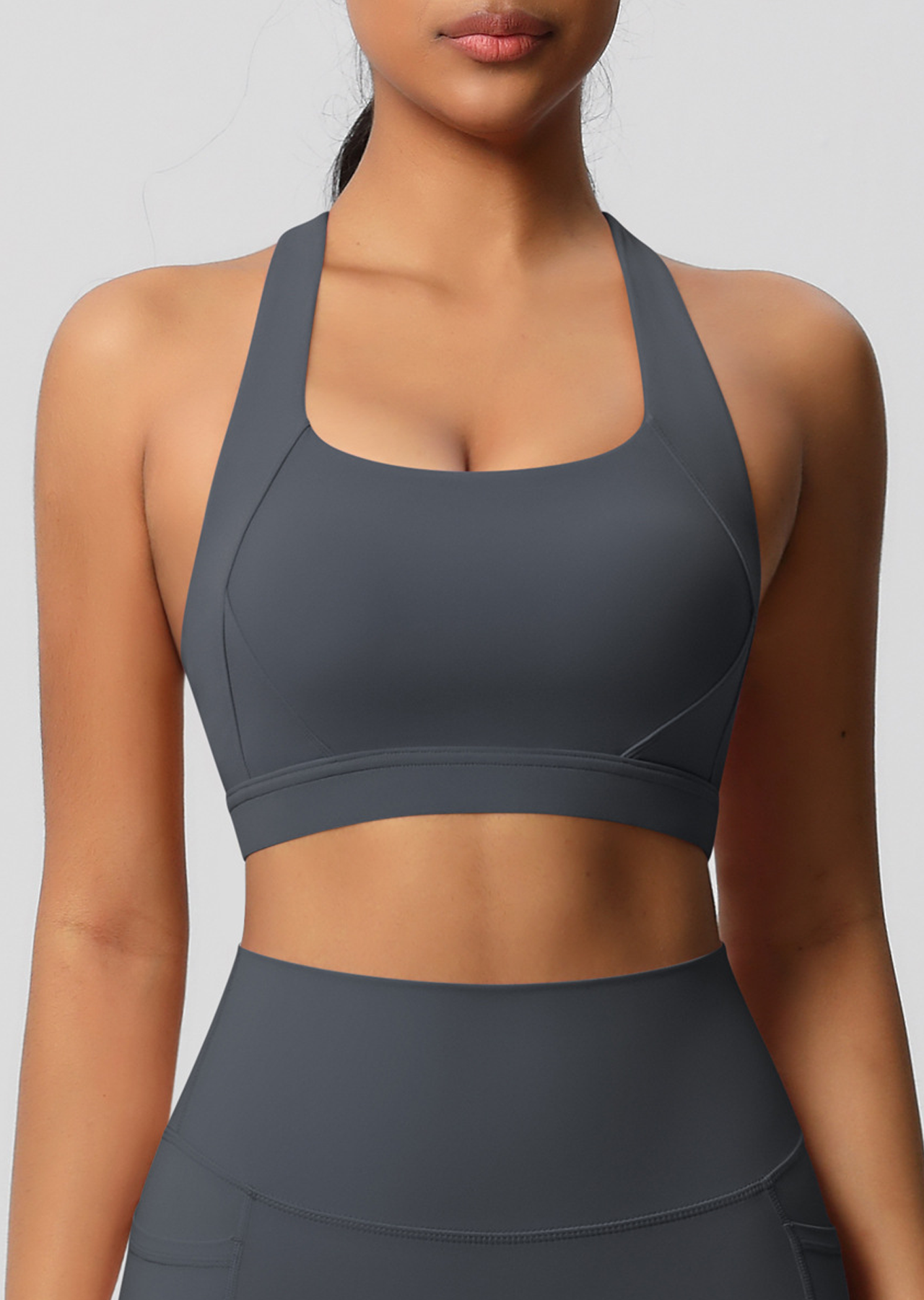 Energy Bra Grey- High Support C-DD Cups