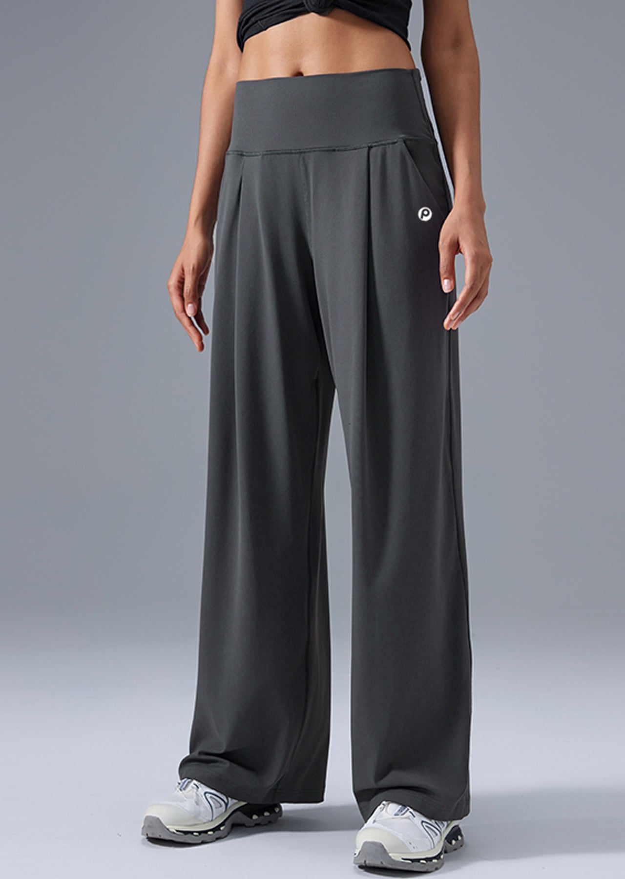 Grey Soft Touch Palazzo Pants