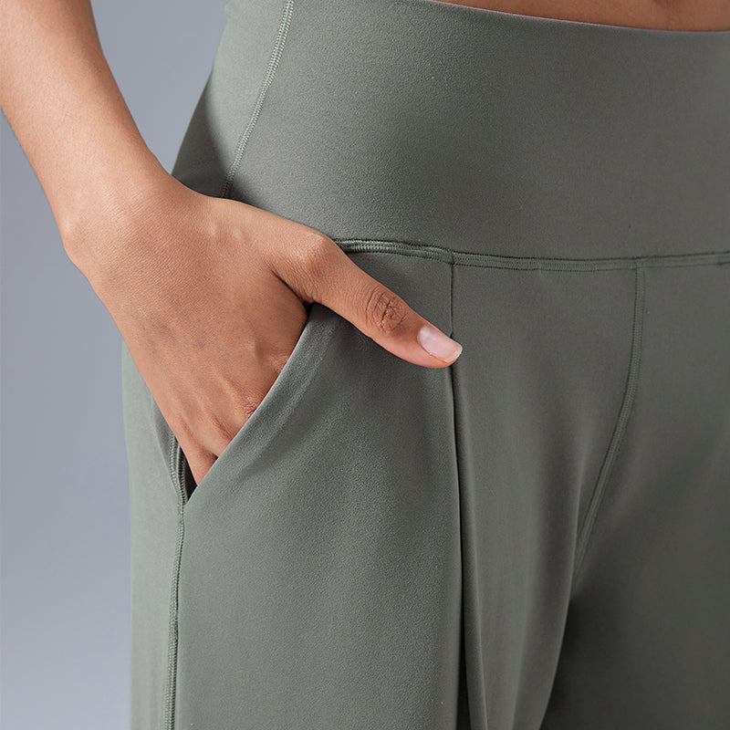 Sage Green Soft Touch Palazzo Pants