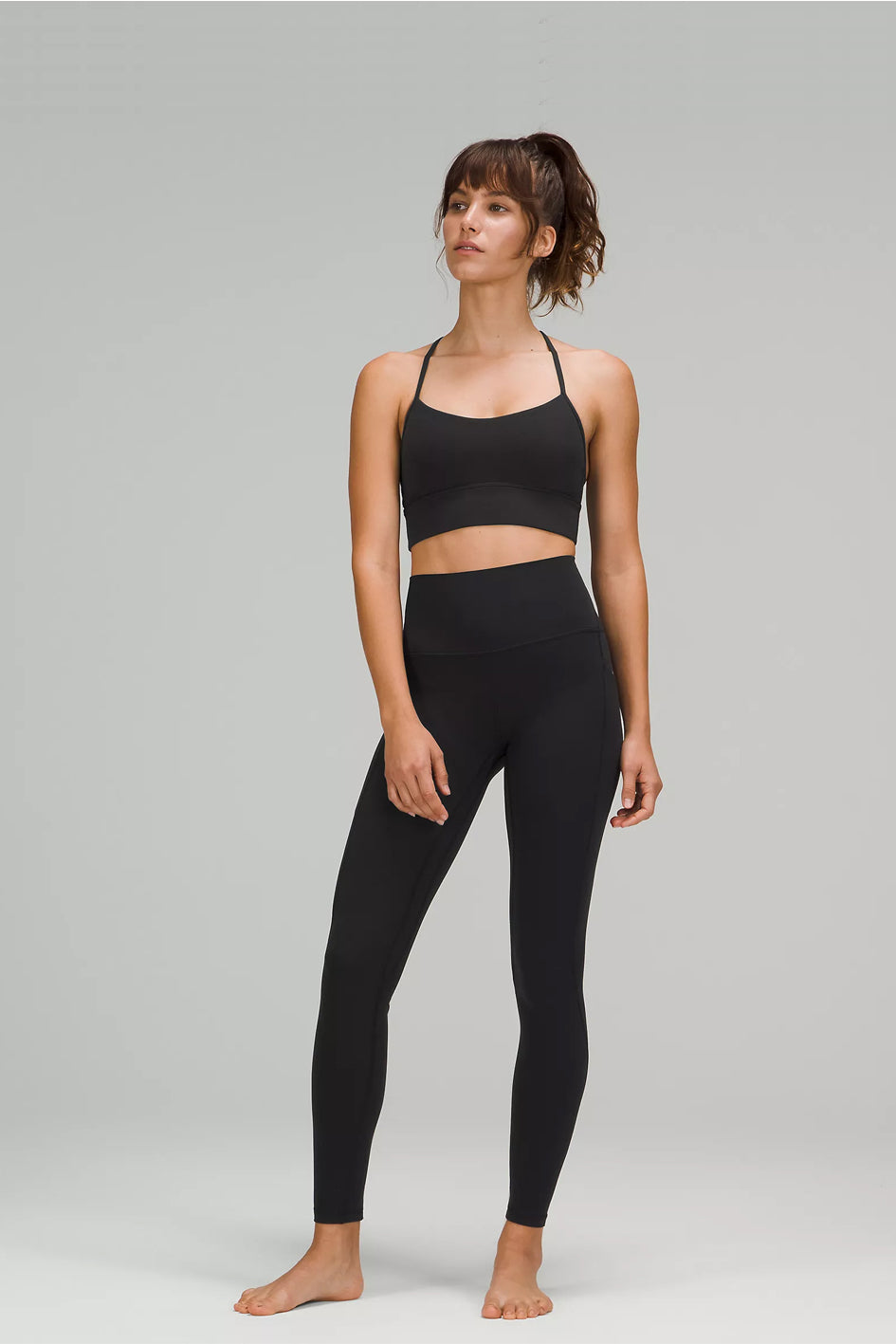SOFTREME. Black Ultrasoft Leggings with side pockets