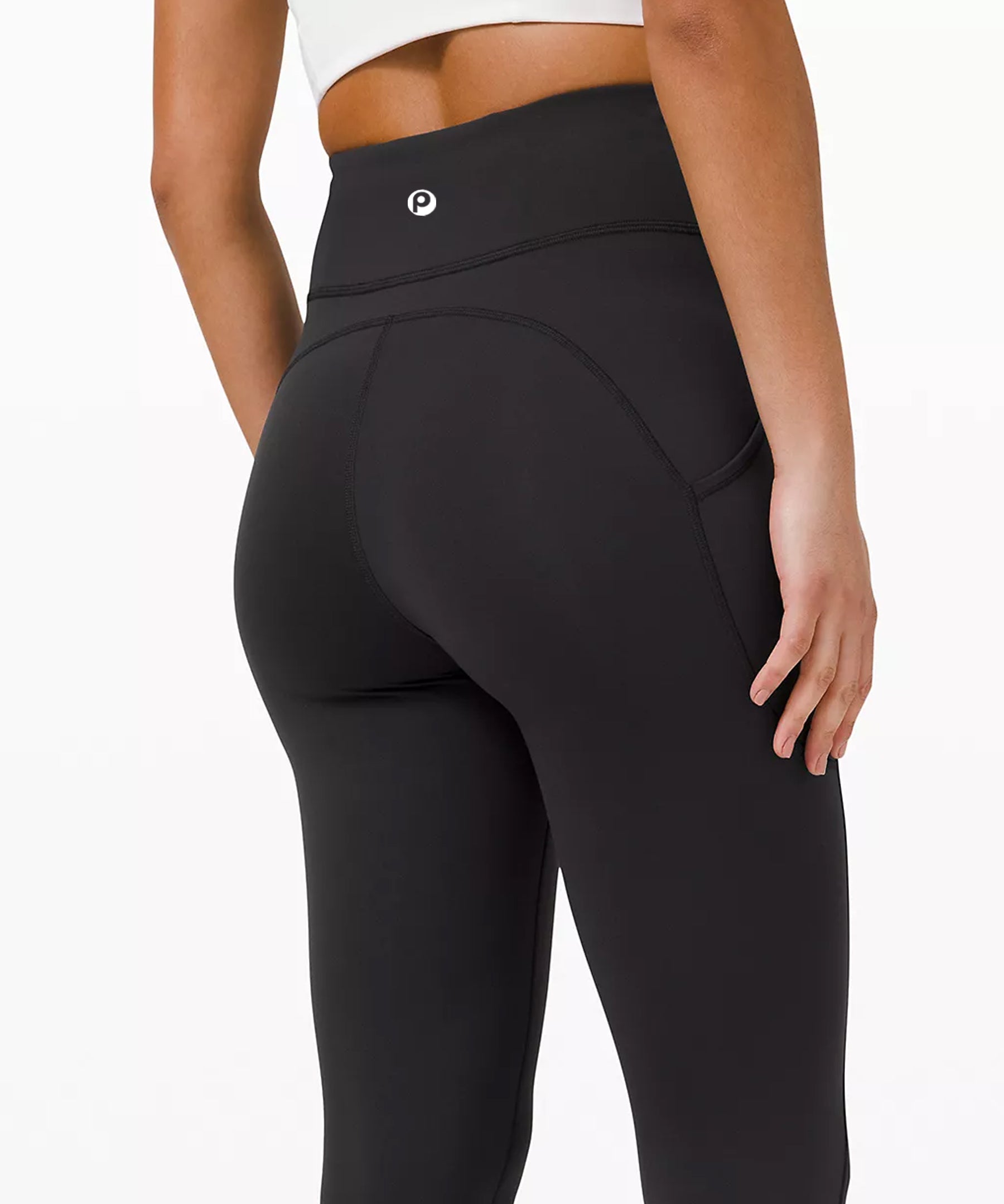 SOFTREME. Black Ultrasoft Leggings with side pockets