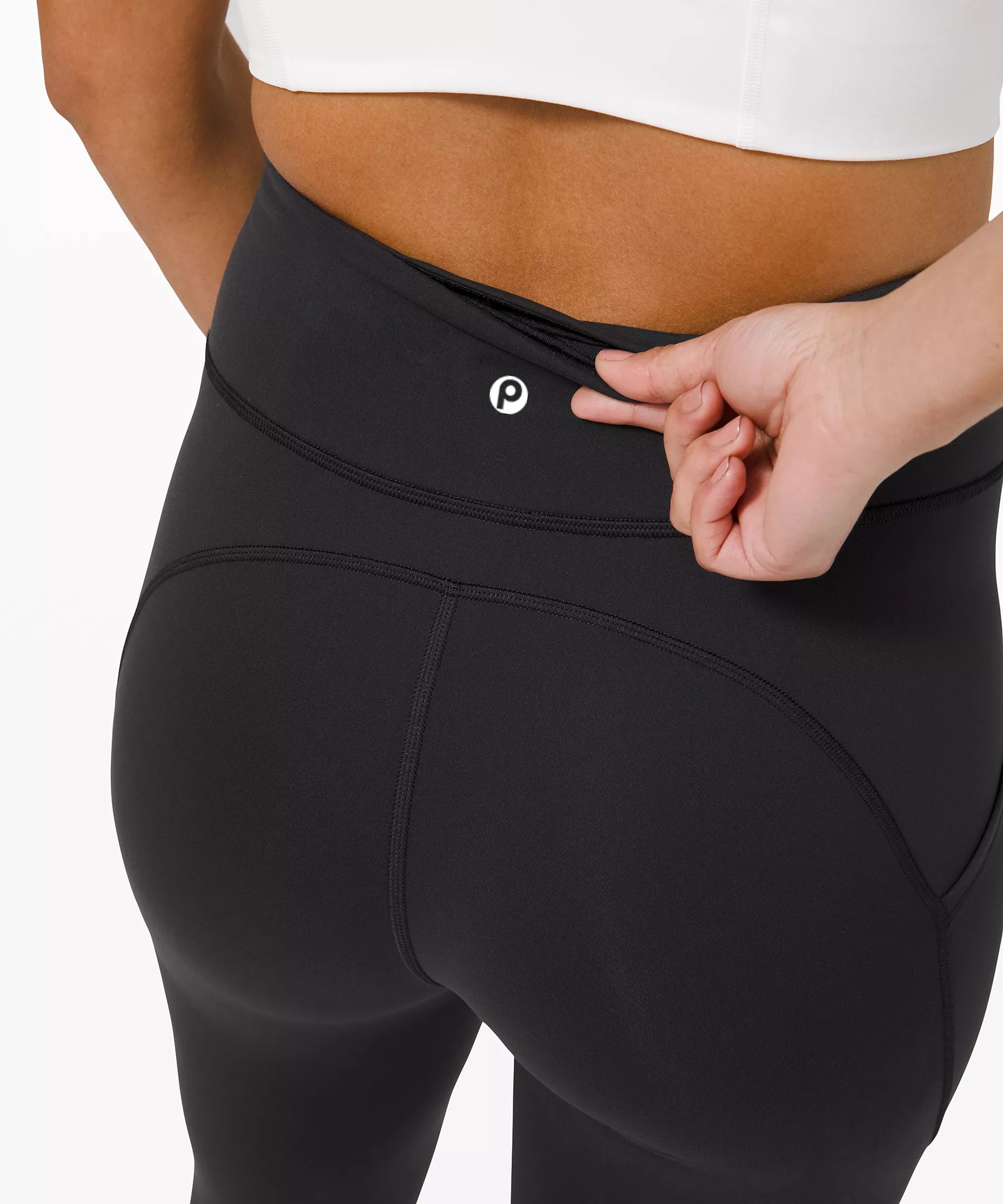 SOFTREME. Black Ultrasoft Leggings with side pockets