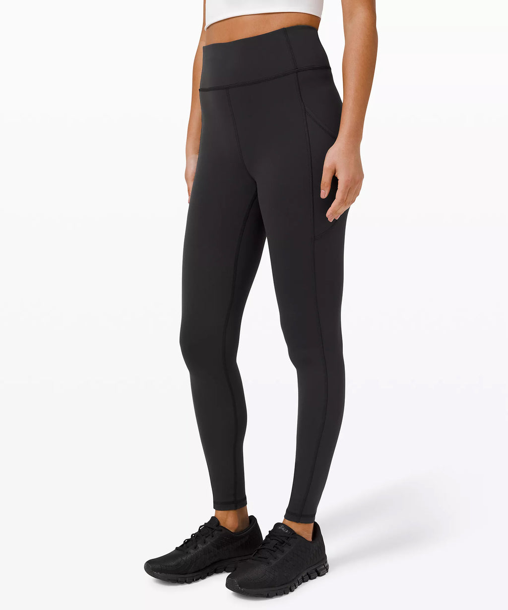 SOFTREME. Black Ultrasoft Leggings with side pockets