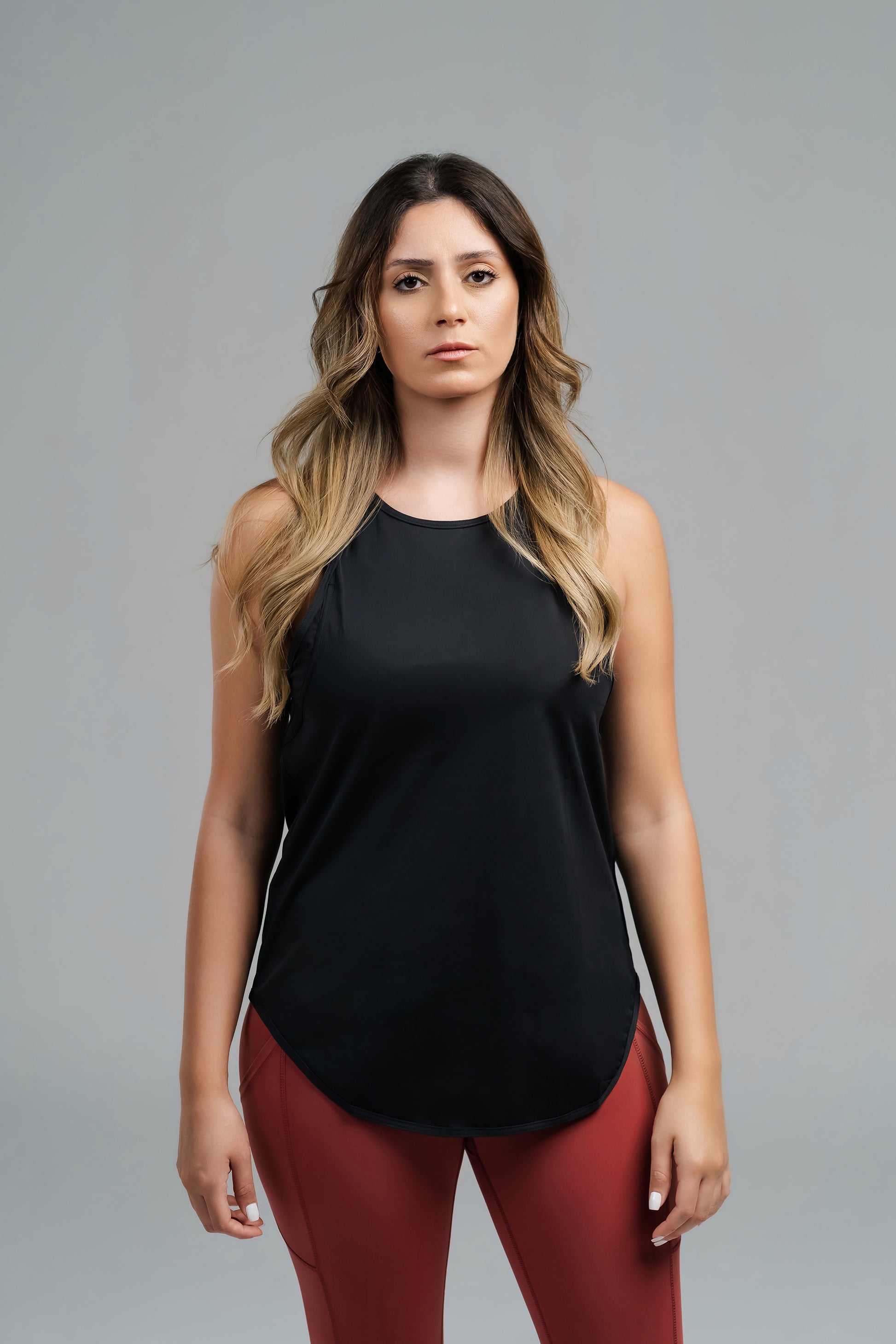 Ease off Tank Top Black – Pineapple Athleisure