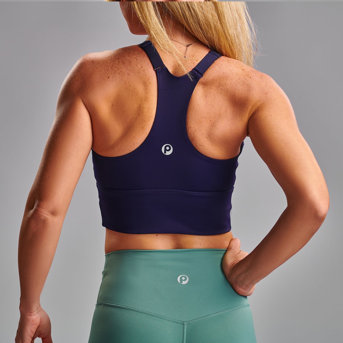 Energy Bra Longline Blue, High Support